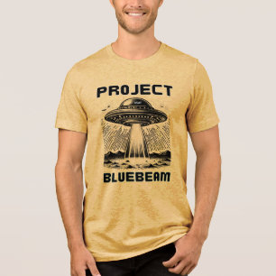 Project Bluebeam UFO Conspiracy Disclosure Tri-Blend Shirt