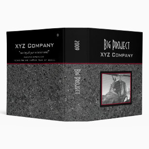 Project Book / Red - Photo 3 Ring Binder