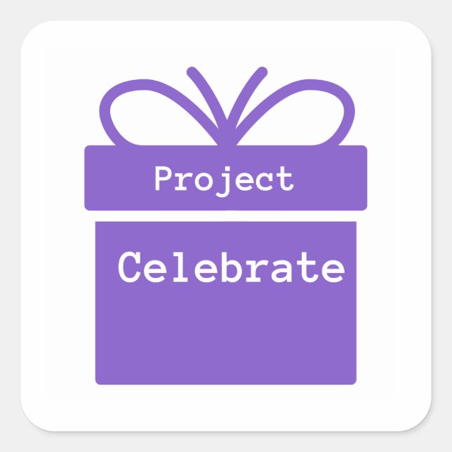 Project Celebrate Classic Sticker (Front)