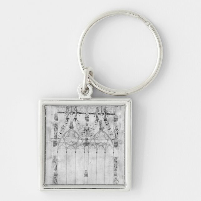 Project for the Cathedral, elevation of the west Keychain (Front)