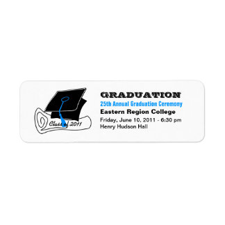 Project Graduation Announcement Label Diploma 2
