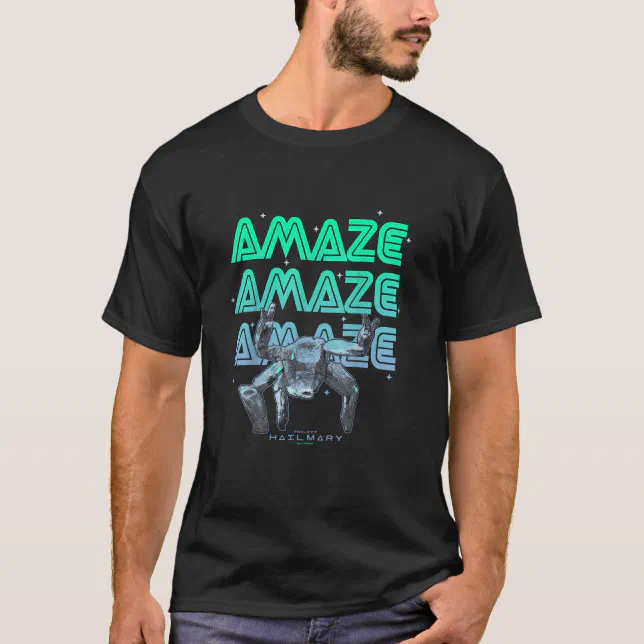 ALLIAN TシャツJens Backman Peter Strom Project Hail Mary Amazing Rocky The Alien Neon Por T-Shirt | Zazzle