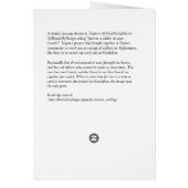 Project Kandahar Outreach Cards (Back)