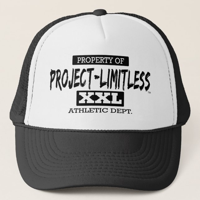 Project Limitless XXL Athletic Dept. Trucker Hat (Front)