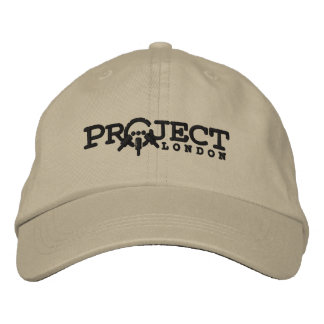 Project London Embroidered Hat (Black Thread)