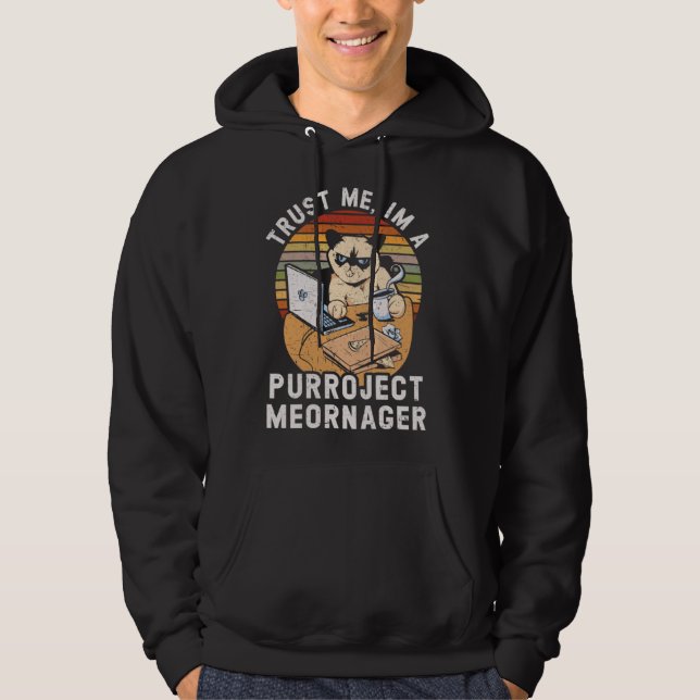 Project Management Job Occupation Project Manager  Hoodie (Front)