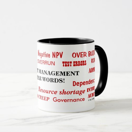 Project Management Swear Words Funny Team Gift Mug