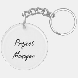 Project Manager Artistic Job Design Keychain