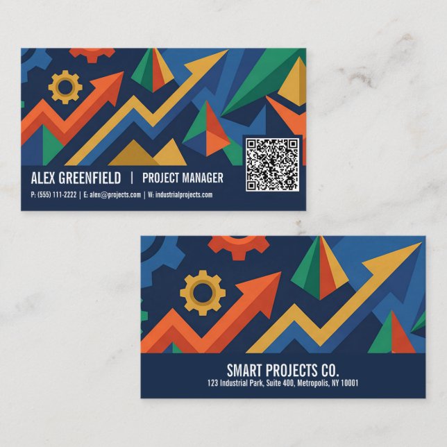 Project Manager Business Card (Front/Back)