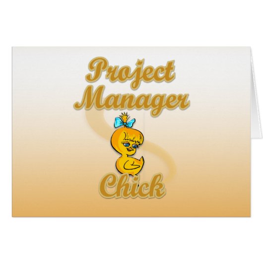 Project Manager Chick Cards (Front Horizontal)