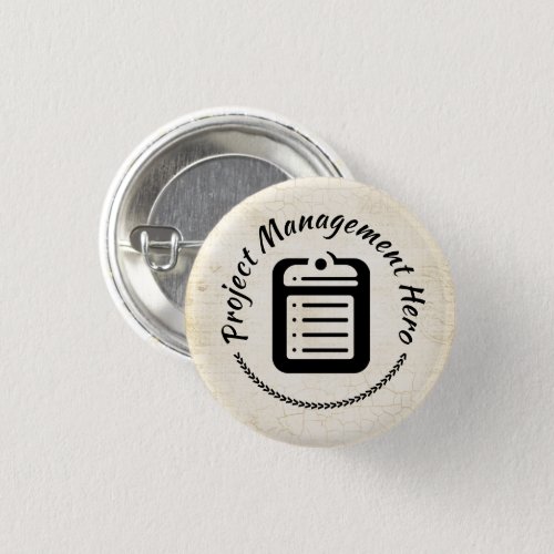 Project manager employee recognition award button