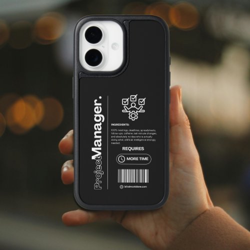 Project Manager – Funny Work Humor, Office Gift iPhone 17 Case