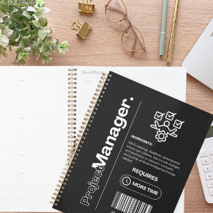 Project Manager – Funny Work Humor, Office Gift Planner