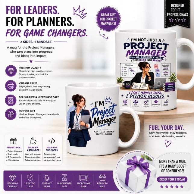 Project Manager Mug Design (Creator Uploaded)