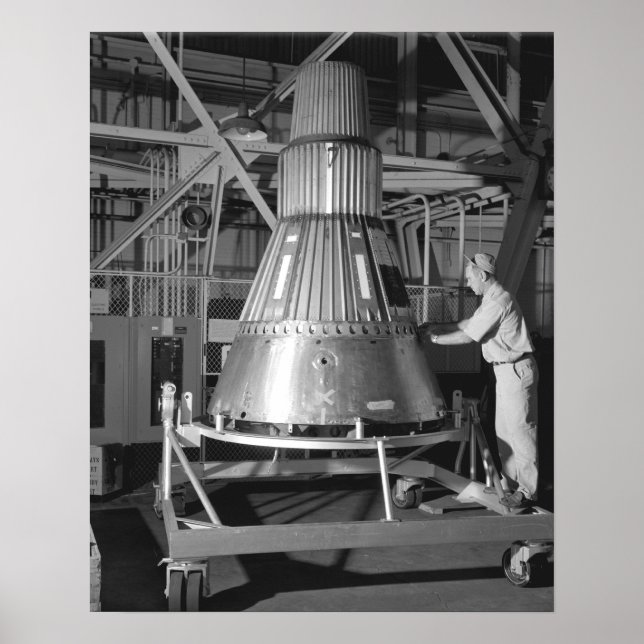 Project Mercury - Capsule #2 Photograph Poster (Front)
