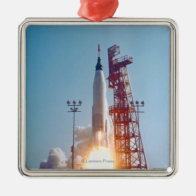 Project Mercury MA-9 Launch, Faith 7 Metal Ornament (Front)