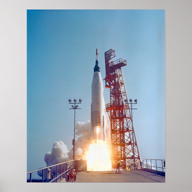 Project Mercury MA-9 Launch, Faith 7 Poster (Front)