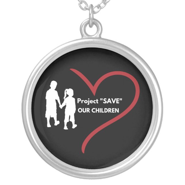 Project SAVE Silver Plated Necklace (Front)