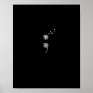 Project Suicide Prevention Blowball Dandelion Pull Poster