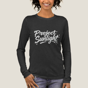 Project Sunlight Motivational Brush Script Long Sl Tri-Blend Shirt