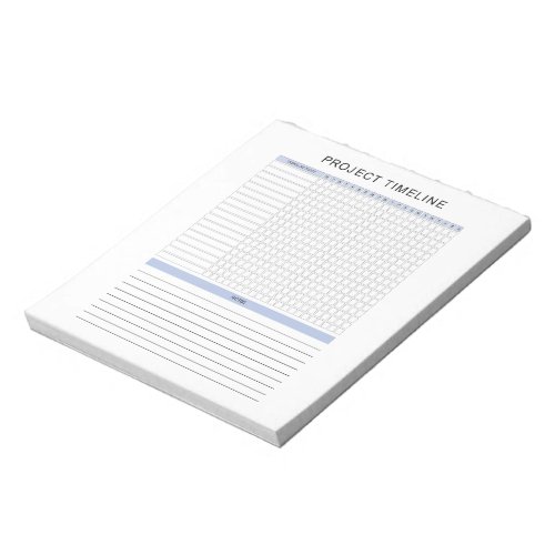 Project Timeline Notepad