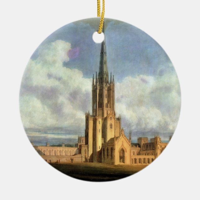 Projected Design for Fonthill Abbey, Wiltshire, 17 Ceramic Ornament (Front)