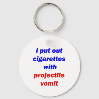 Projectile Vomit 2 Keychain