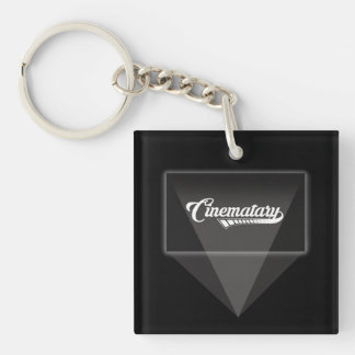 Projection Logo Keychain