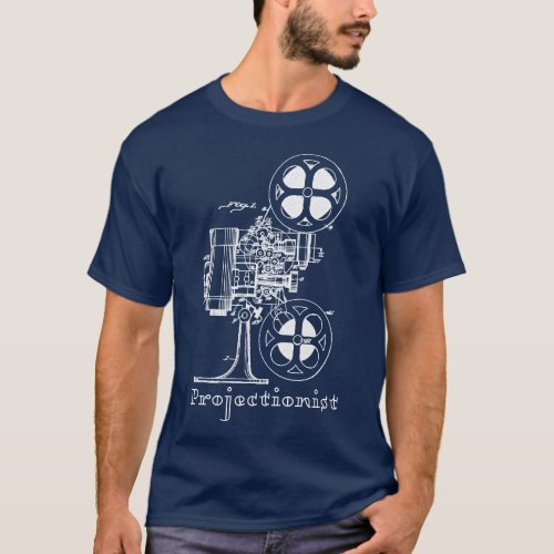 Projectionist T_Shirt white print