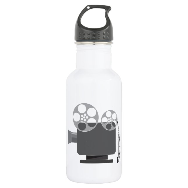 Projector Stainless Steel Water Bottle (Front)