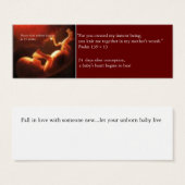 Prolife Card (Front & Back)