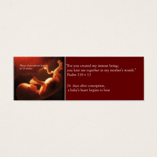 Prolife Card (Front)