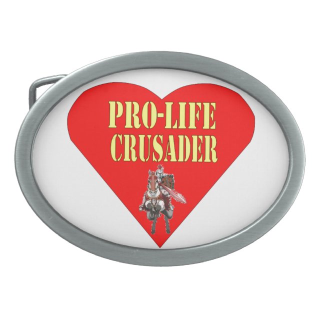 PROLIFE CRUSADER BELT BUCKLE (Front)