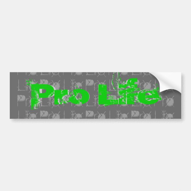 ProLife Teen Guys Bumper Sticker (Front)