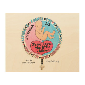 ProLife Wood Wall Art