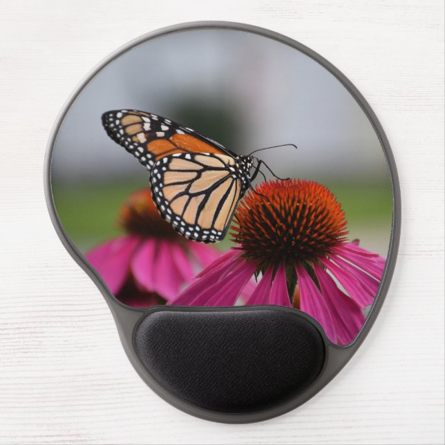 Prolific Pollinator Monarch Butterfly Gel Mousepad (Front)