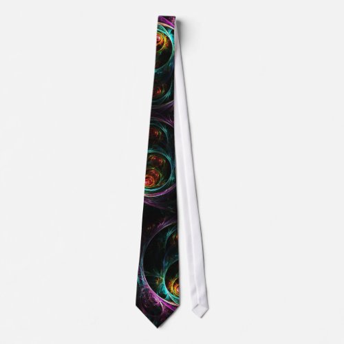 Prolific Pulchritude Fractal Tie