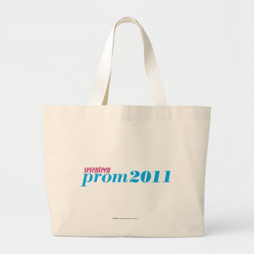Prom 2011 _ Aqua Large Tote Bag