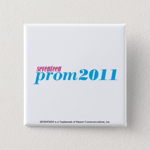 Prom 2011 _ Aqua Pinback Button