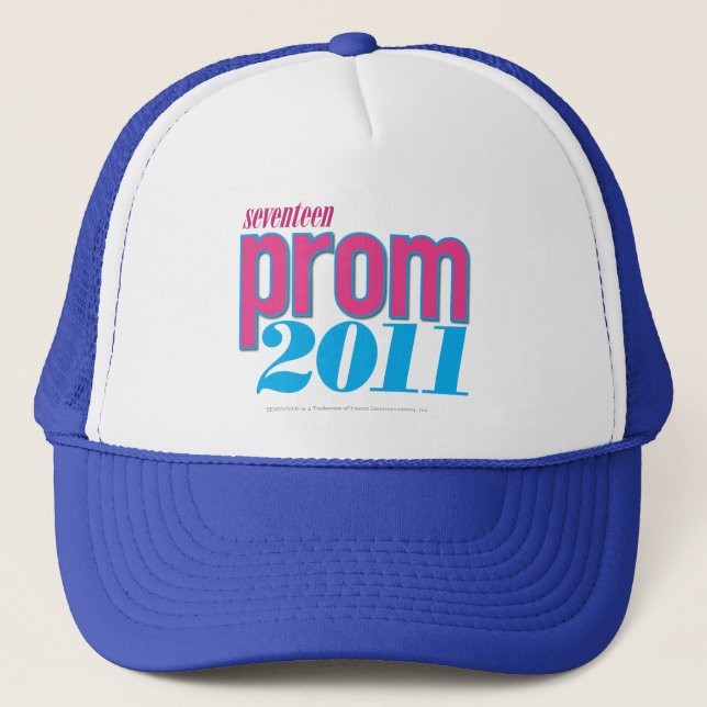 Prom 2011 - Aqua Trucker Hat (Front)