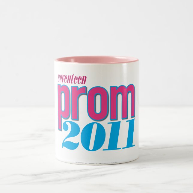 Prom 2011 - Aqua Two-Tone Coffee Mug (Center)
