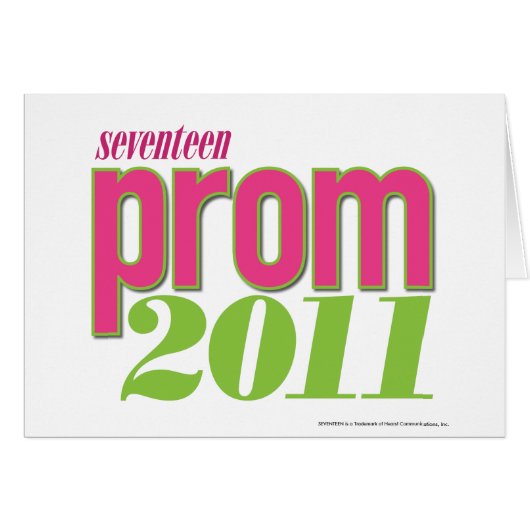 Prom 2011 - Green Cards (Front Horizontal)