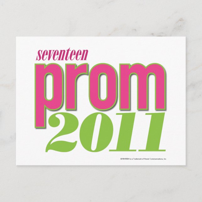 Prom 2011 - Green Postcard (Front)