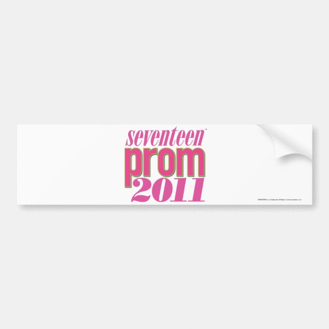 Prom 2011 - Lt. Pink Bumper Sticker (Front)