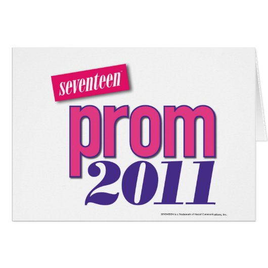 Prom 2011 - Pink Cards (Front Horizontal)
