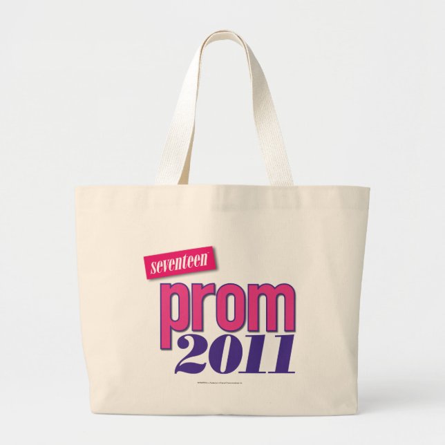 Prom 2011 - Pink Large Tote Bag (Front)