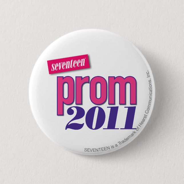 Prom 2011 - Pink Pinback Button (Front)