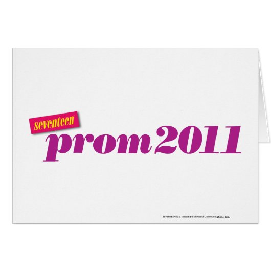 Prom 2011 - Purple Cards (Front Horizontal)
