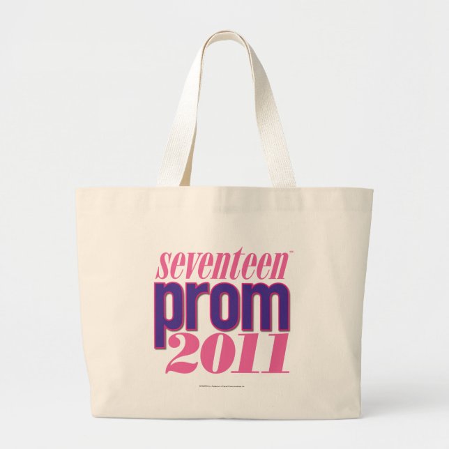 Prom 2011 - Purple Large Tote Bag (Front)