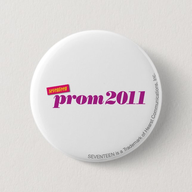 Prom 2011 - Purple Pinback Button (Front)